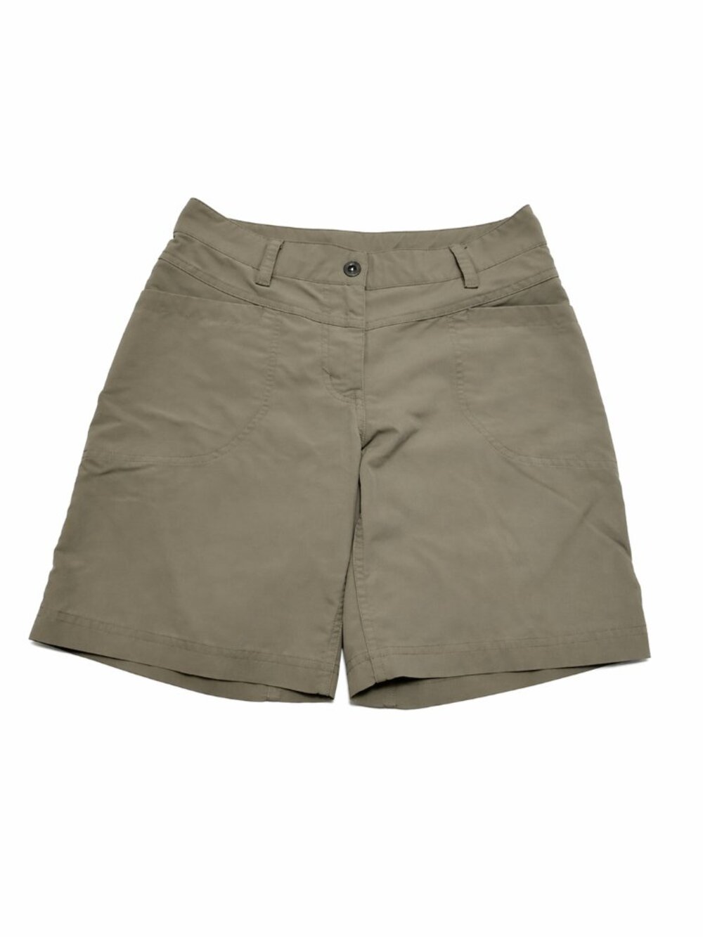 MEC Lightweight Hiking Shorts Gorpcore Nylon Blend Olive Green Women's 6 x 8"